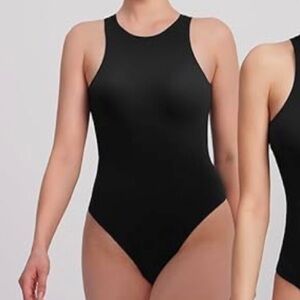Chic Pumeiy Black Women's Bodysuit